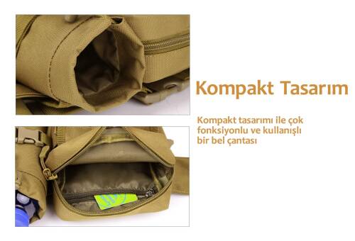 Protector Plus Günlük Kullanım Bel Çantası Haki - 3