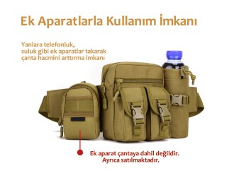 Protector Plus Günlük Kullanım Bel Çantası Haki - 5