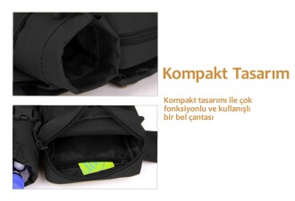 Protector Plus Günlük Kullanım Bel Çantası Siyah - 3