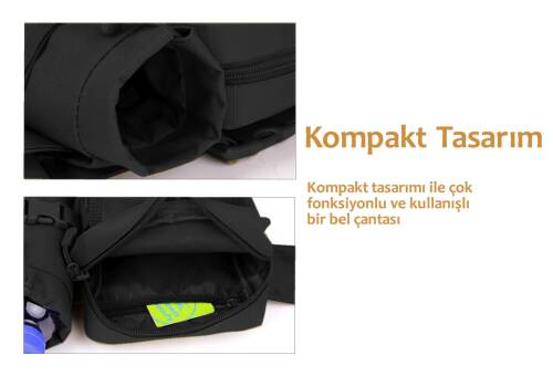 Protector Plus Günlük Kullanım Bel Çantası Siyah - 3