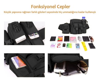 Protector Plus Günlük Kullanım Bel Çantası Siyah - 6
