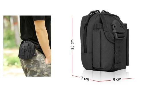Protector Plus Mini Taktik Kamera Çantası Siyah - 6