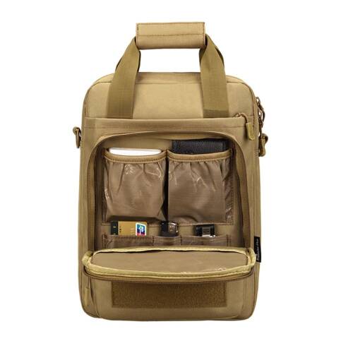 Protector Plus Omuzdan Askılı Büyük Taktik Outdoor Gündelik El Çantası Haki - 5