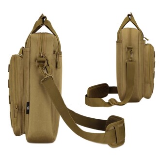 Protector Plus Omuzdan Askılı Büyük Taktik Outdoor Gündelik El Çantası Haki - 7