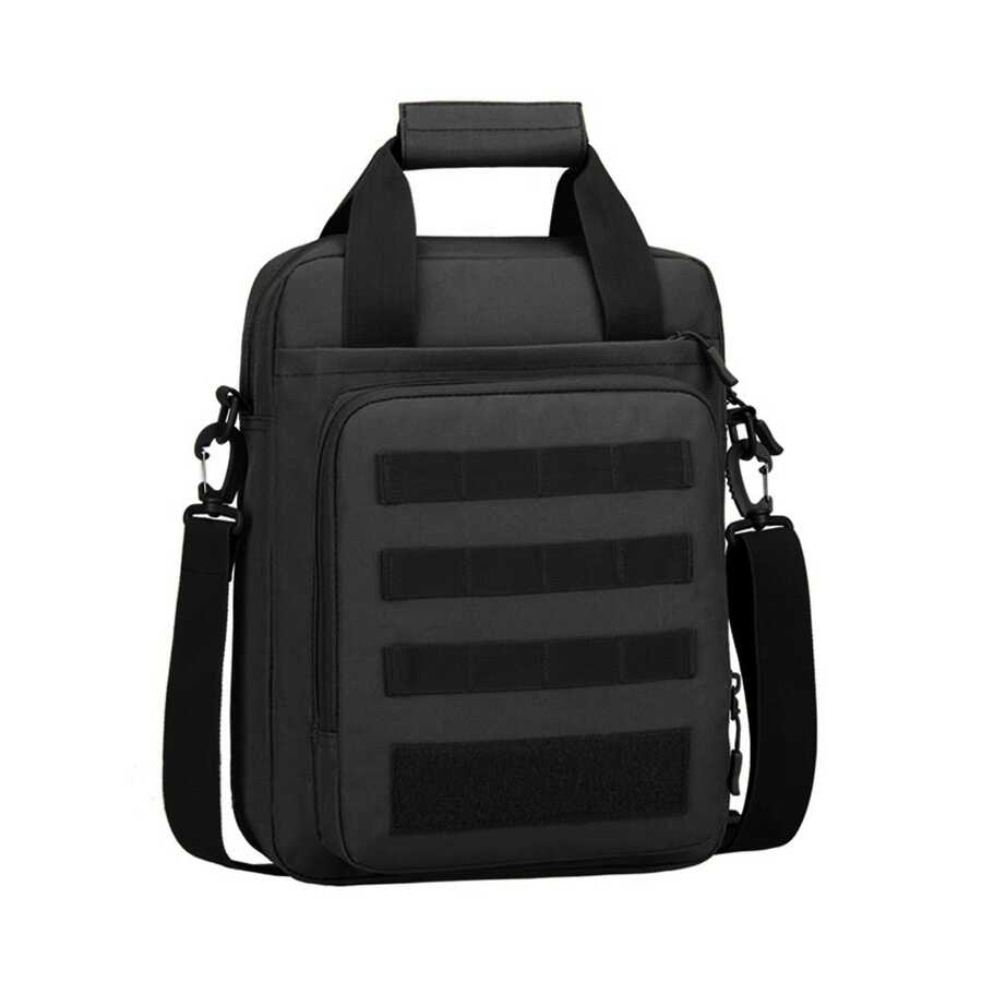  Protector Plus Omuzdan Askılı Büyük Taktik Outdoor Gündelik El Çantası Siyah