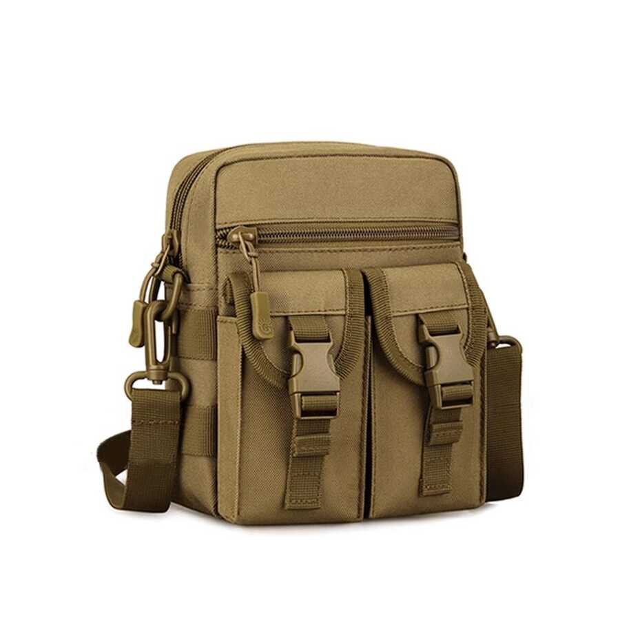  Protector Plus Omuzdan Askılı Küçük Taktik Outdoor Gündelik El Çantası Haki