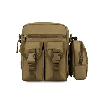 Protector Plus Omuzdan Askılı Küçük Taktik Outdoor Gündelik El Çantası Haki - 3