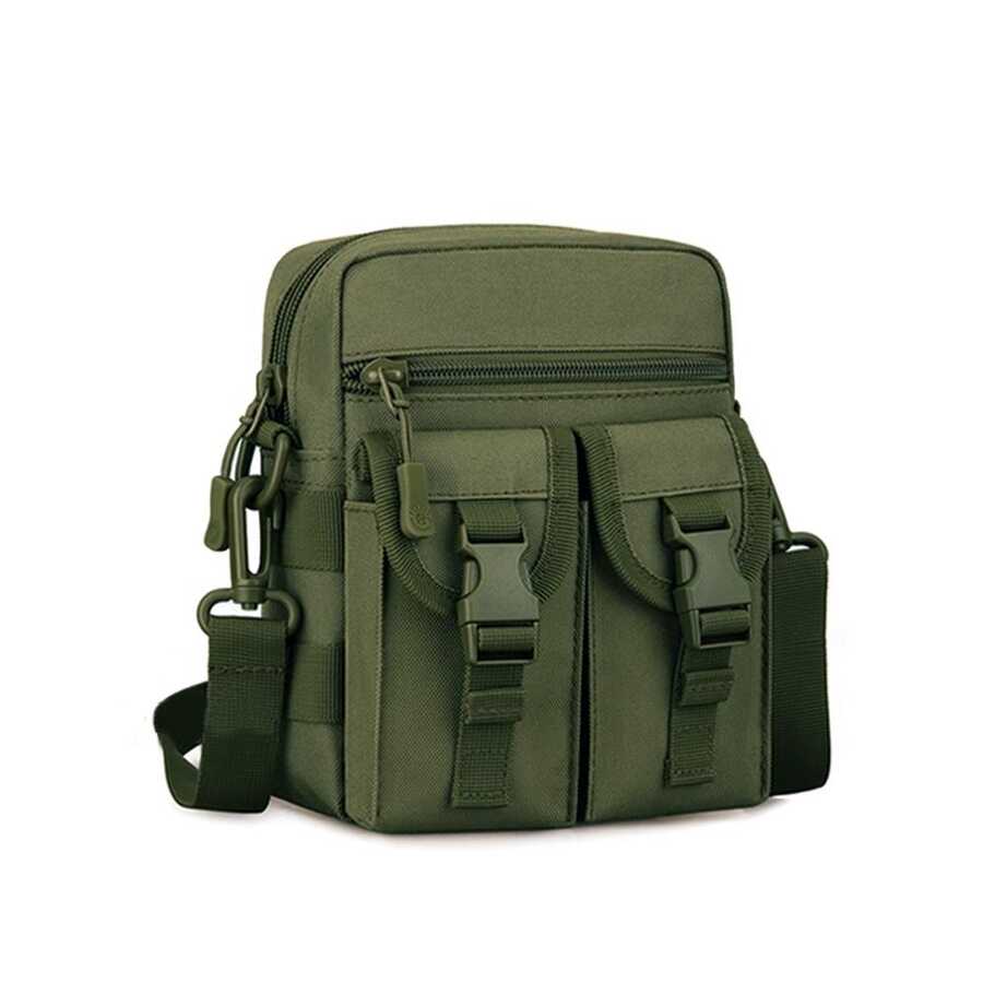  Protector Plus Omuzdan Askılı Küçük Taktik Outdoor Gündelik El Çantası Haki Yeşil
