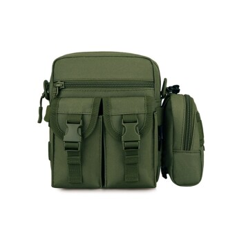 Protector Plus Omuzdan Askılı Küçük Taktik Outdoor Gündelik El Çantası Haki Yeşil - 3