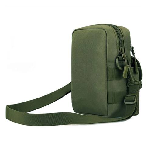 Protector Plus Omuzdan Askılı Küçük Taktik Outdoor Gündelik El Çantası Haki Yeşil - 8