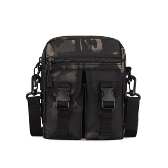 Protector Plus Omuzdan Askılı Küçük Taktik Outdoor Gündelik El Çantası Siyah Akrep Kamuflaj - 2