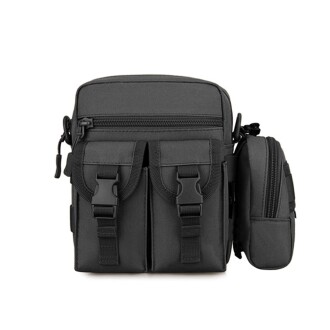 Protector Plus Omuzdan Askılı Küçük Taktik Outdoor Gündelik El Çantası Siyah - 3