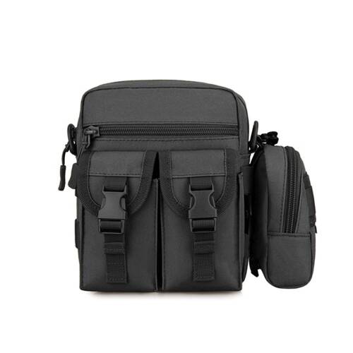 Protector Plus Omuzdan Askılı Küçük Taktik Outdoor Gündelik El Çantası Siyah - 3