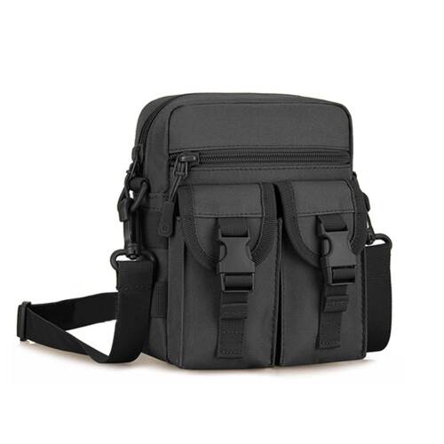 Protector Plus Omuzdan Askılı Küçük Taktik Outdoor Gündelik El Çantası Siyah - 10