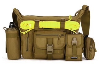 Protector Plus Messenger Bag Khaki - 3