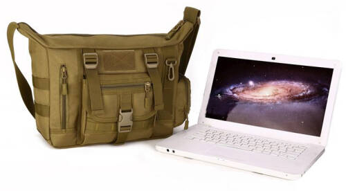 Protector Plus Messenger Bag Khaki - 6