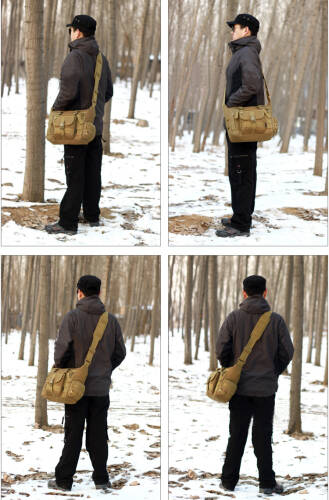 Protector Plus Messenger Bag Khaki - 8