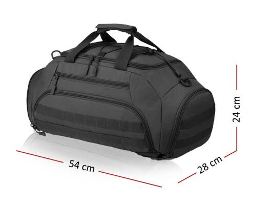 Protector Plus S437 Seyahat Spor Sırt Çantası 35L Siyah - 3