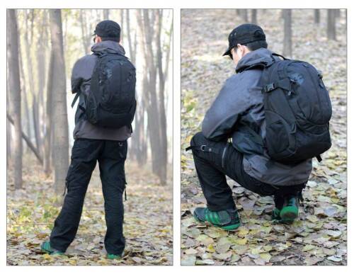 Protector Plus Sırt Çantası 36L Siyah - 6