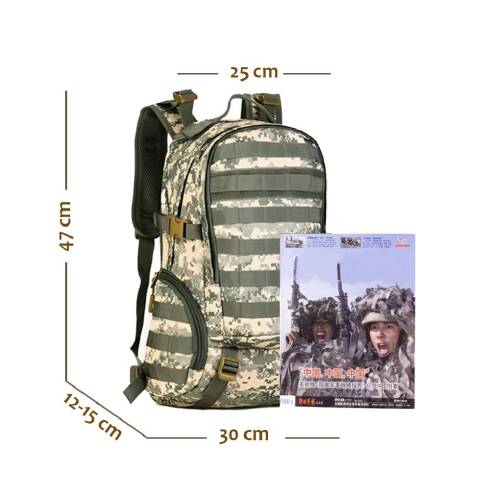 Protector Plus Sırt Çantası S416 Gri Kamuflaj - 4