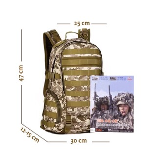 Protector Plus Sırt Çantası S416 Haki Kamuflaj - 4