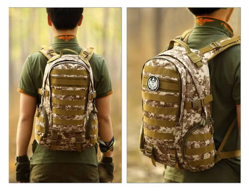 Protector Plus Sırt Çantası S416 Haki Kamuflaj - 5