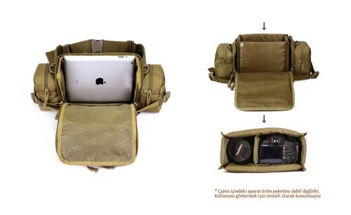 Protector Plus Taktik Bel Çantası Büyük Haki - 6