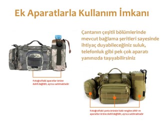 Protector Plus Taktik Bel Çantası (kamuflaj-gri) - 5