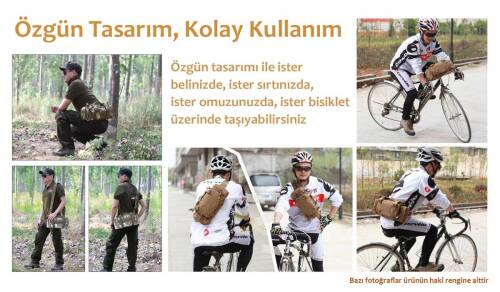 Protector Plus Taktik Bel Çantası (kamuflaj-haki) - 4