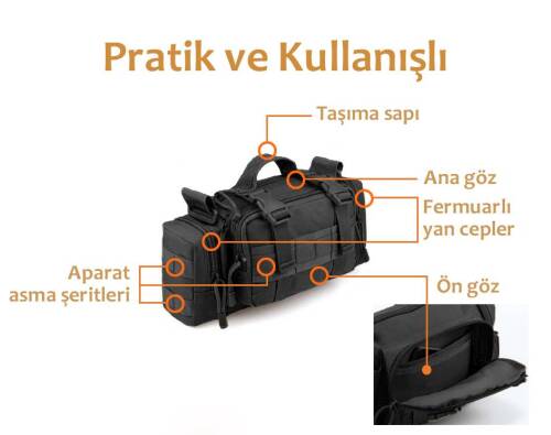 Protector Plus Tactical Waist Bag Black - 3