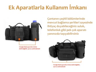 Protector Plus Taktik Bel Çantası (siyah) - 5