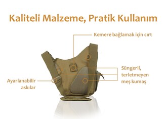 Protector Plus Shoulder Bag (Khaki) - 2