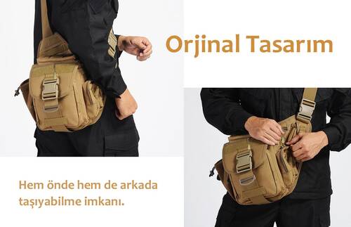 Protector Plus Shoulder Bag (Khaki) - 7