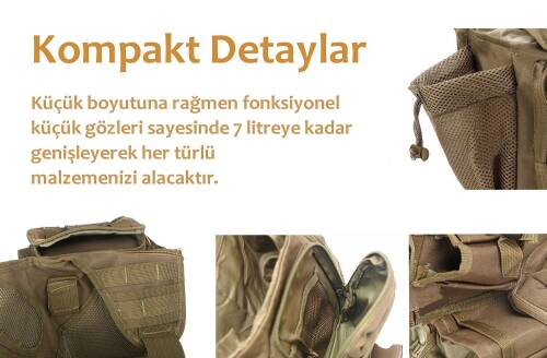 Protector Plus Tek Omuz Çanta (Haki) - 5