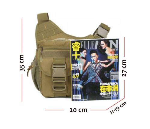 Protector Plus Tek Omuz Çanta (Haki) - 6