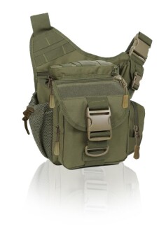 Protector Plus Single Shoulder Bag Dark Green