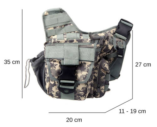 Protector Plus Tek Omuz Çanta (Kamuflaj Dijital) - 5