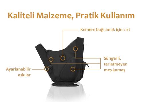 Protector Plus Tek Omuz Çanta (Siyah) - 2