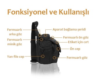 Protector Plus Tek Omuz Çanta (Siyah) - 3