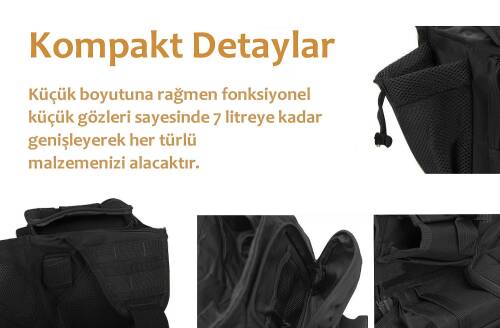 Protector Plus Tek Omuz Çanta (Siyah) - 5