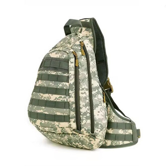Protector Plus - Protector Plus Single Shoulder Tactical Backpack Gray Camouflage