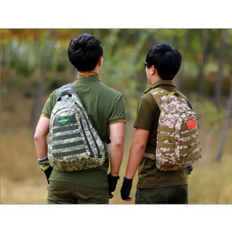 Protector Plus Tek Omuz Taktik Sırt Çanta Gri Kamuflaj - 5