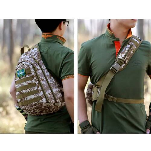 Protector Plus Tek Omuz Taktik Sırt Çanta Kamuflaj - 5