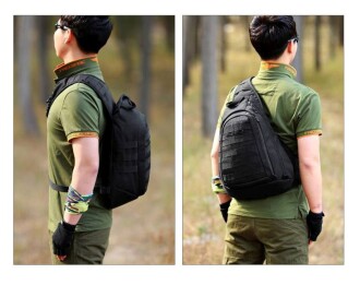 Protector Plus Tek Omuz Taktik Sırt Çanta Siyah - 4