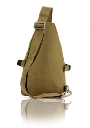 Protector Plus Single Shoulder Triangle Backpack (Army Green) - 2