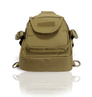 Protector Plus Single Shoulder Triangle Backpack (Army Green) - 4