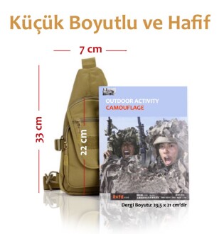 Protector Plus Üçgen Tek Omuz Çantası (Haki) - 5