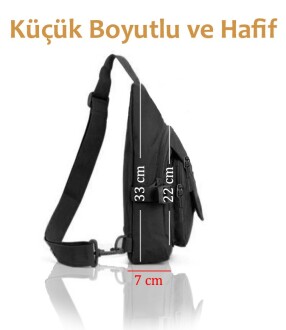 Protector Plus Üçgen Tek Omuz Çantası (Siyah) - 3