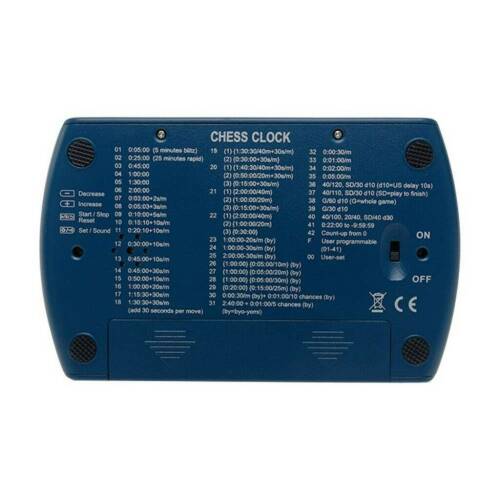 PS-1688 Dijital Satranç Saati ve Turnuva Satranç Takımı Seti - 8