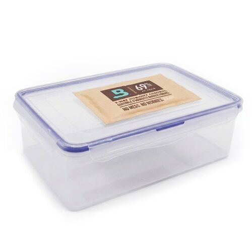 Puro Saklama Kutusu M-3 LT, Hava Geçirmez Sızdırmaz 1 Yıllık Nem Koruma (1 Adet Boveda %69 60g Dahil) - 1